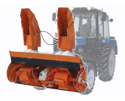 Снегоуборочная машина с управляемым вектором выброса снега для тракторов ПМЗ СУ 2.1